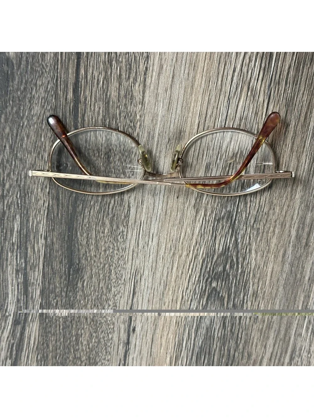 Titmus T6 BRN CS60 Z87-2 GOLD tone Eyeglasses  Oval  51-19-145mm Frames VTG